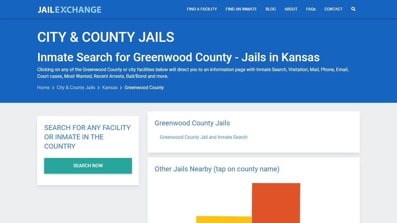 Inmate Search for Greenwood County | Jails in Kansas - Jail Exchange